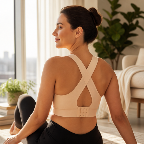 Soutien-gorge posture croisé