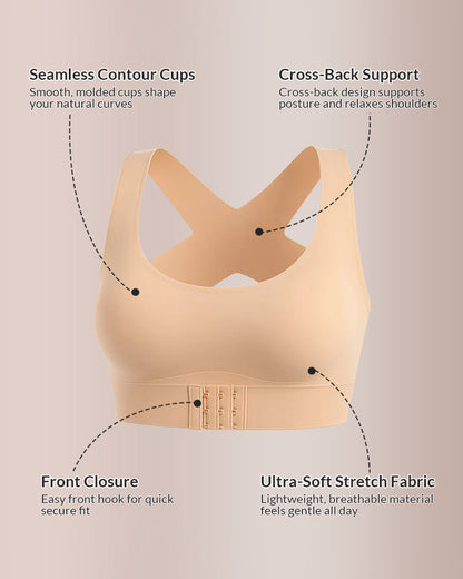 Soutien-gorge posture croisé